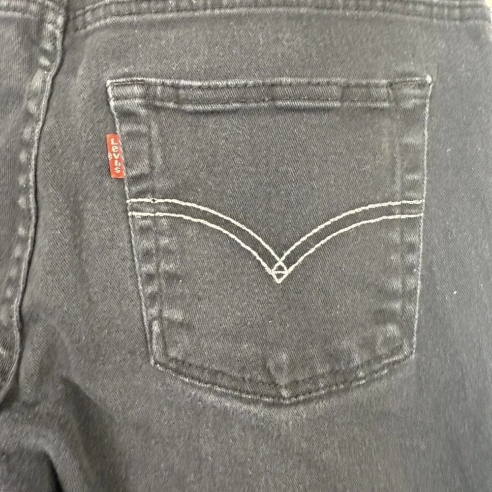 Levis 511 Jeans Mens 30x30 Black Slim Fit Denim Five Pocket‎ Zip Fly Red Tab